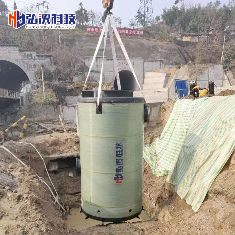 智能一體化玻璃鋼泵站-預制出廠