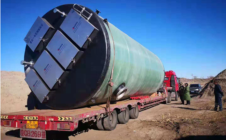 內蒙玻璃鋼預制泵站價格